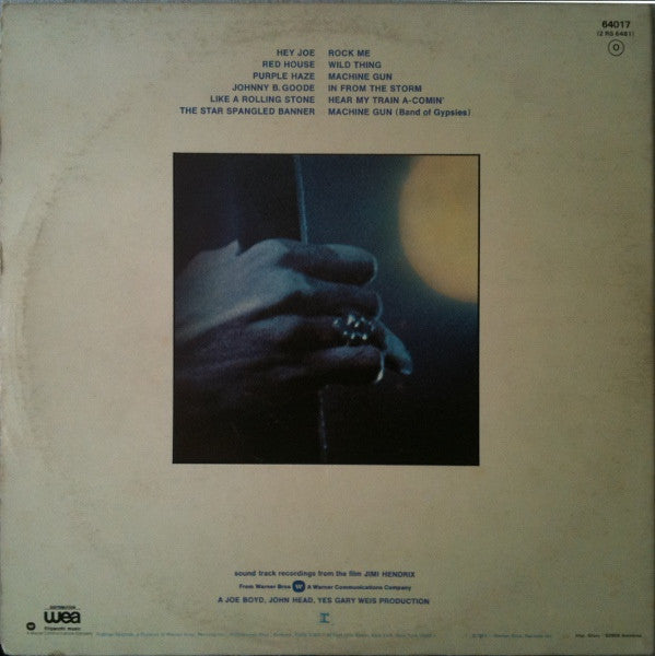 Jimi Hendrix – Sound Track Recordings From The Film "Jimi Hendrix"