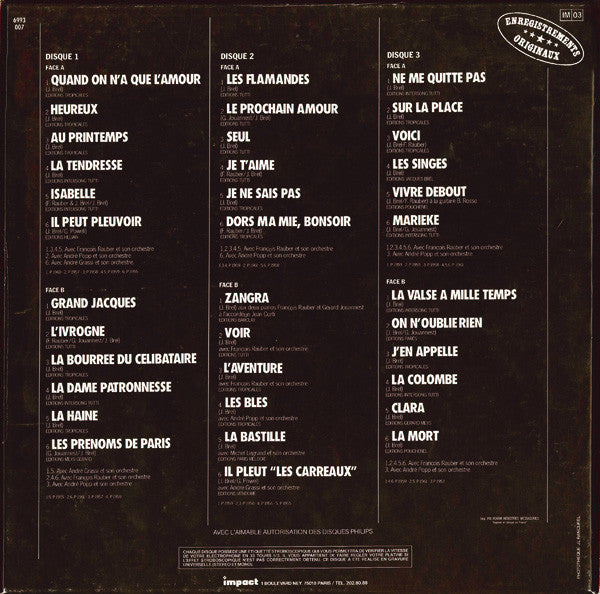 Jacques Brel – Ne Me Quitte Pas