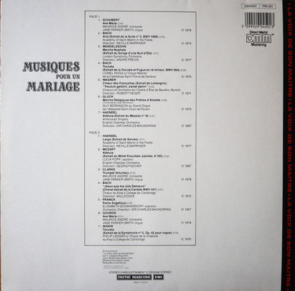 Various – Musiques Pour Un Mariage