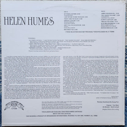 Helen Humes – Helen Humes 1947 (These Songs Previously Unreleased In Album Form)