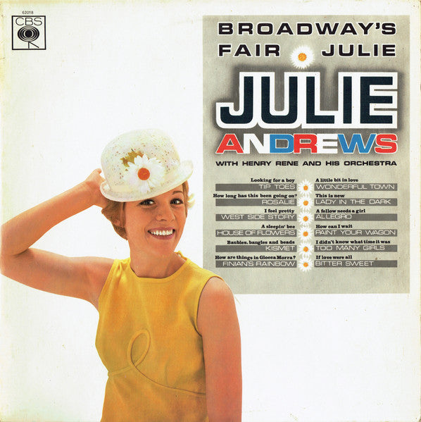 Julie Andrews With Henri René And His Orchestra – Broadway's Fair Julie