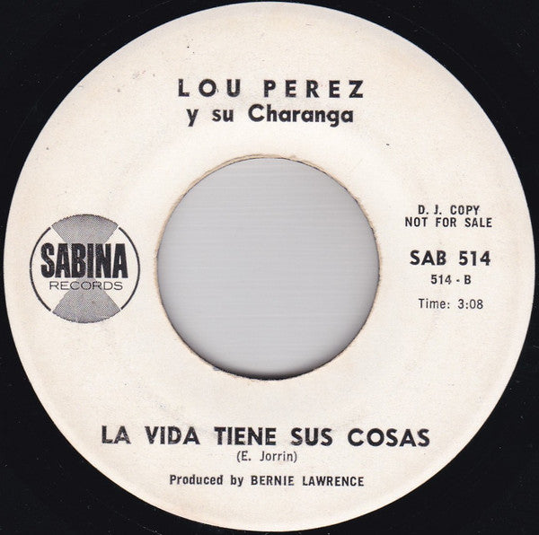 Lou Perez And His Orchestra – Mama, Mama (Mama) / La Vida Tienes Sua Cosas
