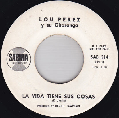Lou Perez And His Orchestra – Mama, Mama (Mama) / La Vida Tienes Sua Cosas