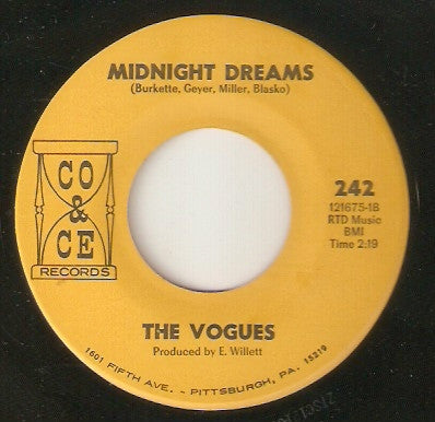The Vogues – That's The Tune / Midnight Dreams