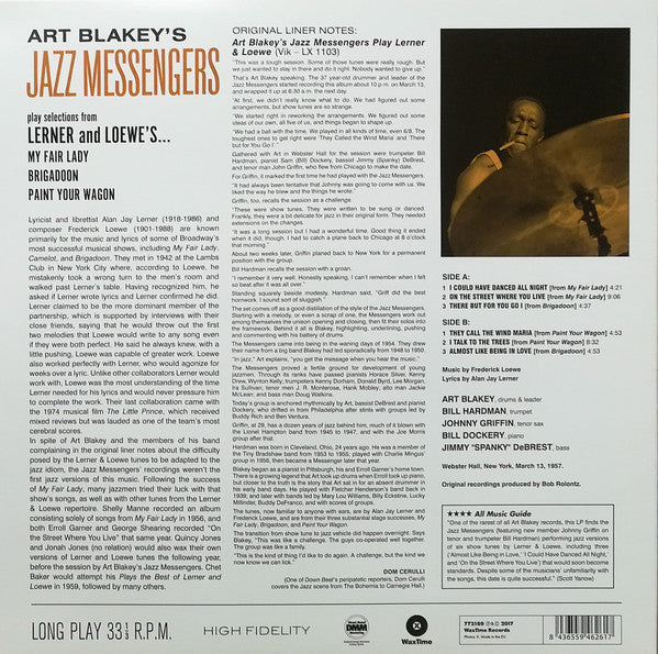 Art Blakey & The Jazz Messengers – Selections From Lerner And Loewe's
