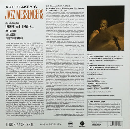 Art Blakey & The Jazz Messengers – Selections From Lerner And Loewe's