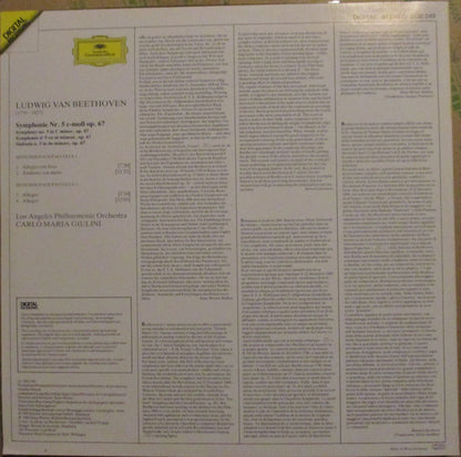 Ludwig van Beethoven – Los Angeles Philharmonic Orchestra, Carlo Maria Giulini – Symphony No. 5