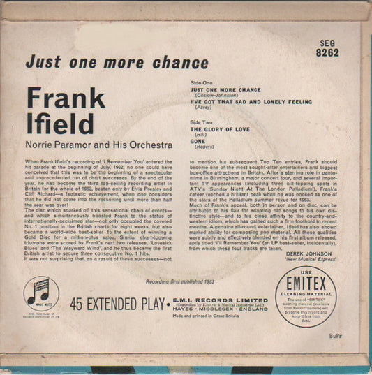 Frank Ifield – Just One More Chance