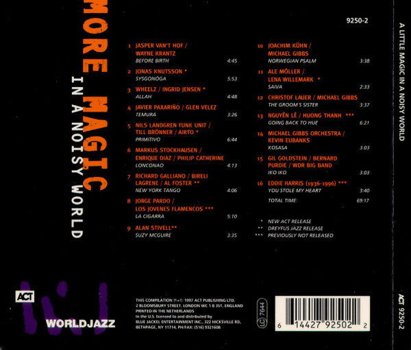 Various – More Magic In A Noisy World (The Ultimate ACT World Jazz Sampler)