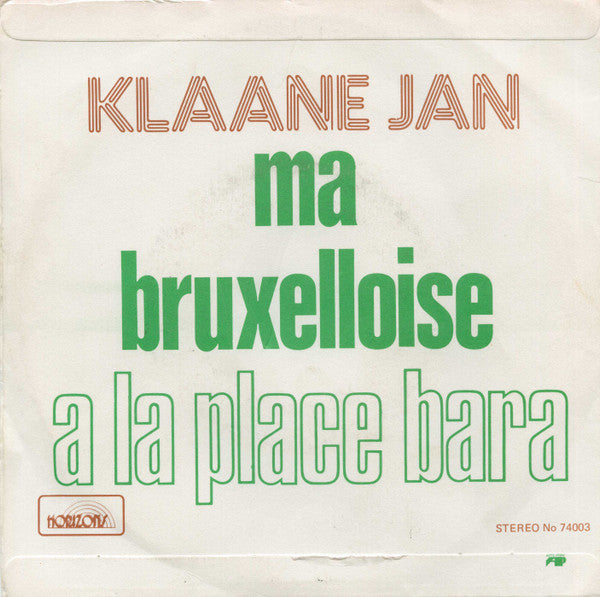 Klaane Jan – Ma Bruxelloise