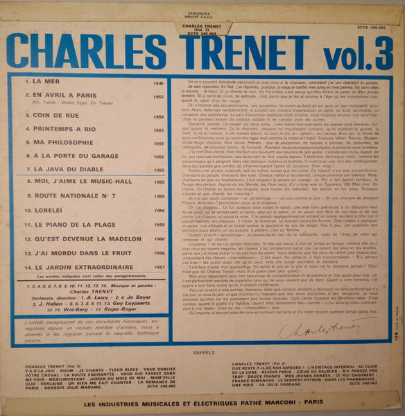 Charles Trenet – Volume 3
