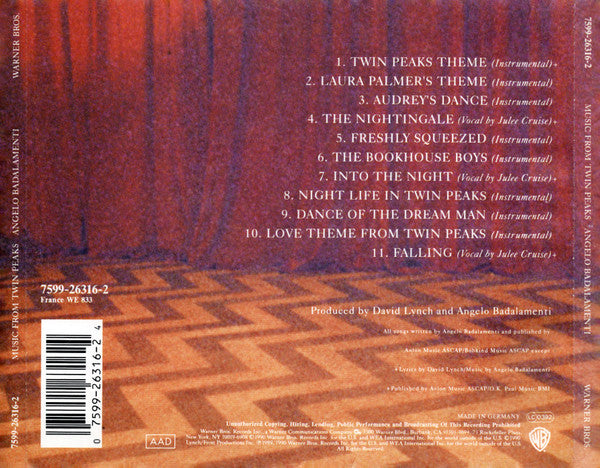 Angelo Badalamenti – Music From Twin Peaks