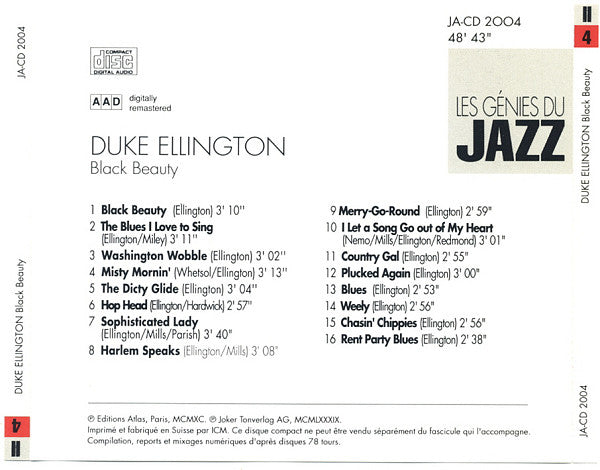 Duke Ellington – Black Beauty