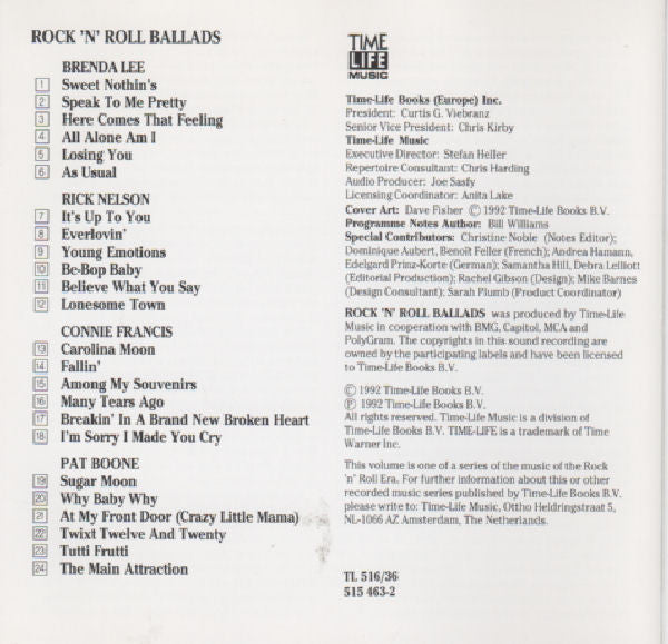 Various – Rock 'N' Roll Ballads
