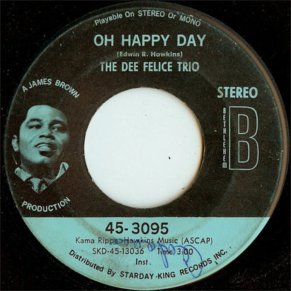 Dee Felice Trio – There Was A Time / Oh Happy Day