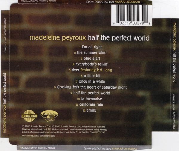 Madeleine Peyroux – Half The Perfect World
