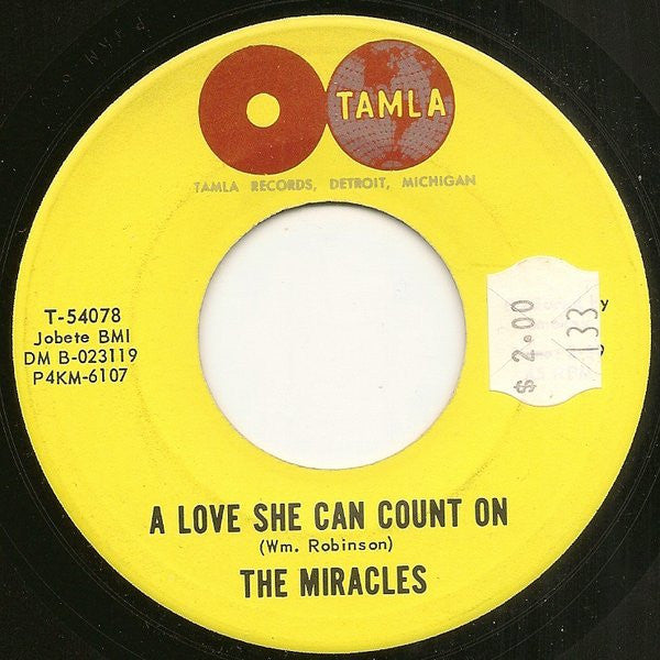 The Miracles – A Love She Can Count On