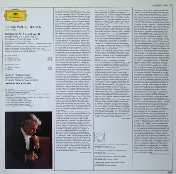 Ludwig van Beethoven - Berliner Philharmoniker, Herbert von Karajan – Symphonie Nr. 5