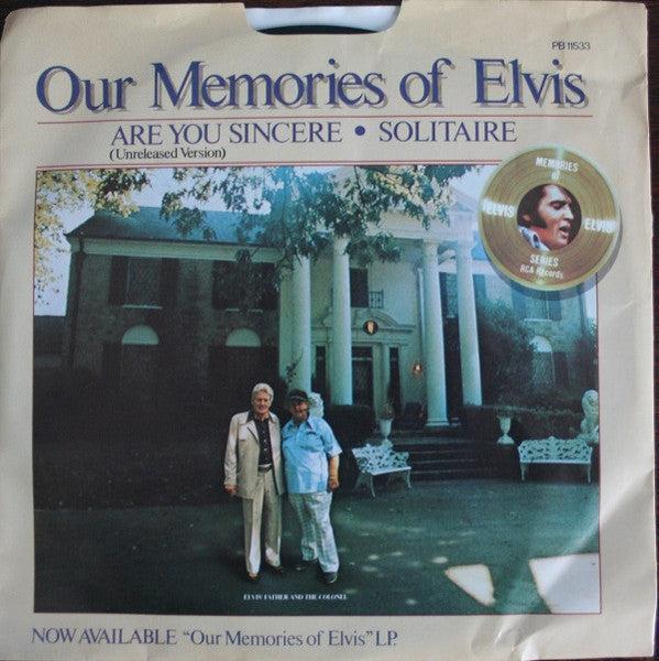 Elvis Presley – Are You Sincere / Solitaire