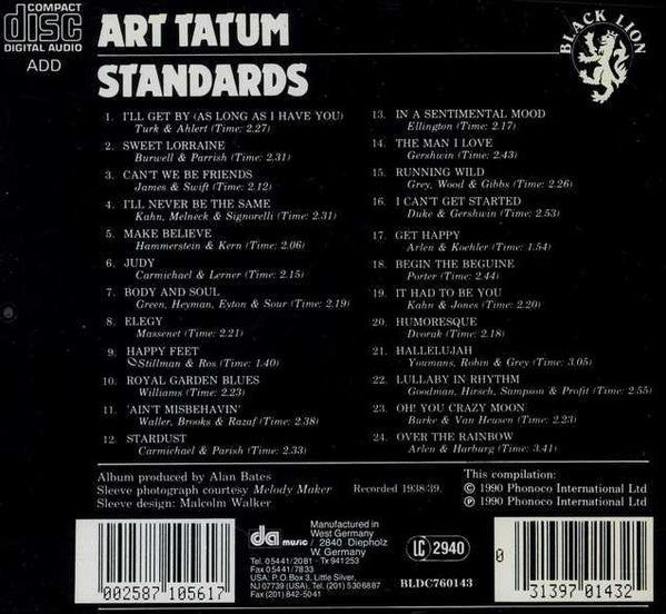 Art Tatum – Standards
