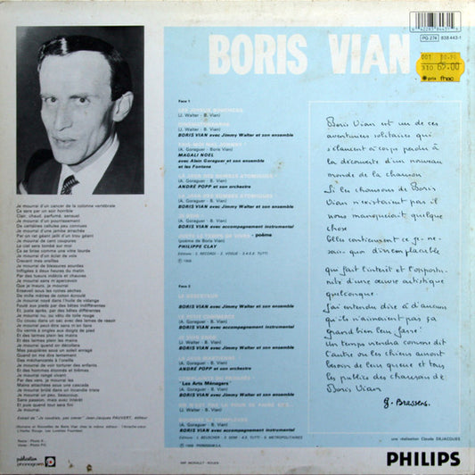 Boris Vian – Chansons Possibles, Ou Impossibles