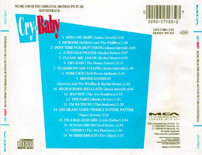 Various – Cry-Baby - Music From The Original Motion Picture Soundtrack