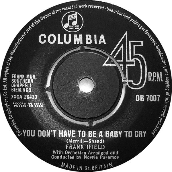 Frank Ifield – Nobody's Darlin' But Mine