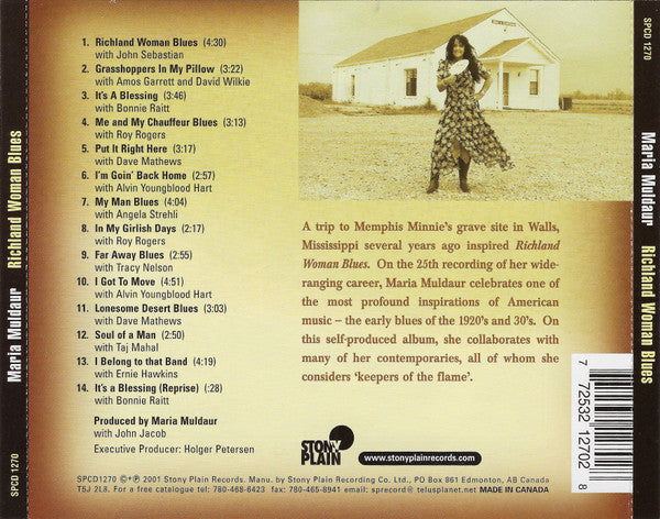 Maria Muldaur – Richland Woman Blues