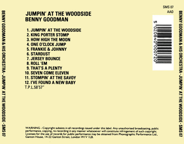 Benny Goodman And His Orchestra – Jumpin' At The Woodside