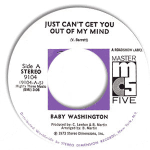Baby Washington – Just Can't Get You Out Of My Mind