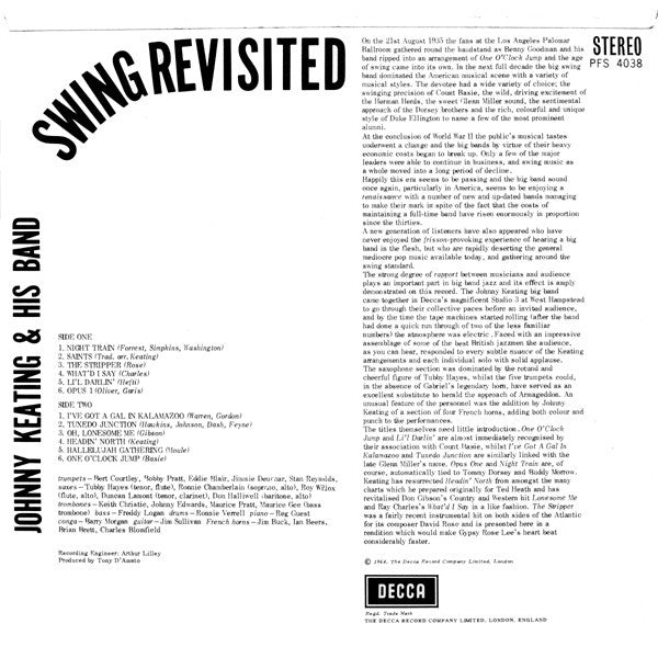 The John Keating Orchestra – Swing Revisited