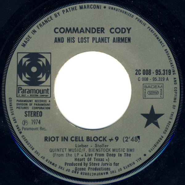Commander Cody And His Lost Planet Airmen – Riot In Cell Block # 9