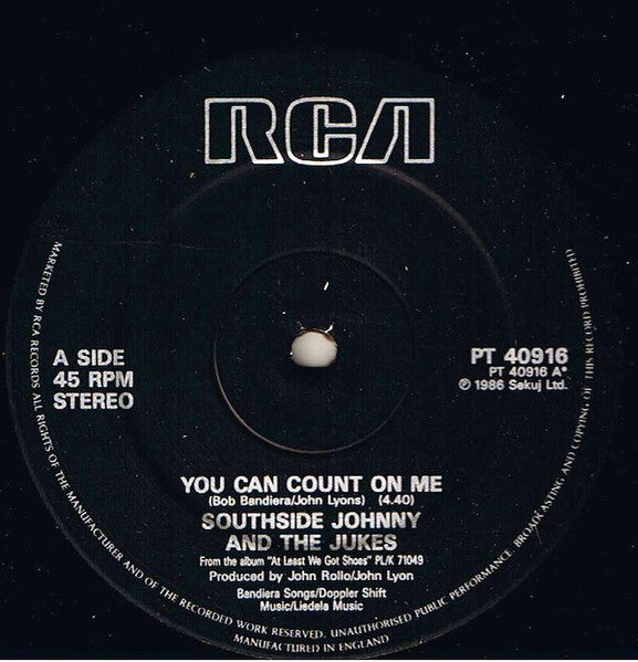 Southside Johnny & The Asbury Jukes – You Can Count On Me