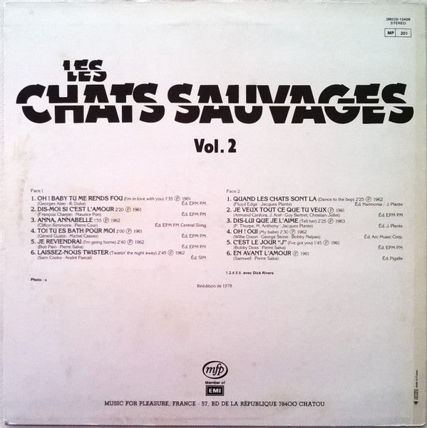 Les Chats Sauvages Avec Dick Rivers – Vol. 2