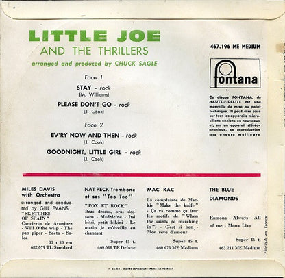Little Joe Cook And The Thrillers – Stay