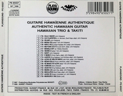 Hawaiian Trio & Takiti Ma – Guitare Hawaïenne Authentique