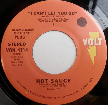 Hot Sauce (2) – I Can't Let You Go