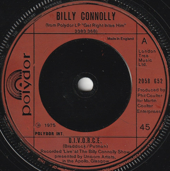 Billy Connolly – D.I.V.O.R.C.E.