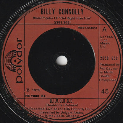 Billy Connolly – D.I.V.O.R.C.E.