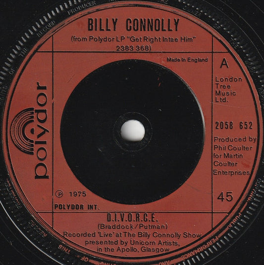 Billy Connolly – D.I.V.O.R.C.E.