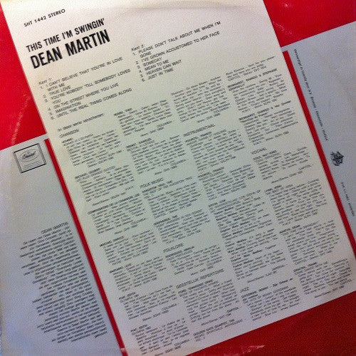 Dean Martin – This Time I'm Swingin'
