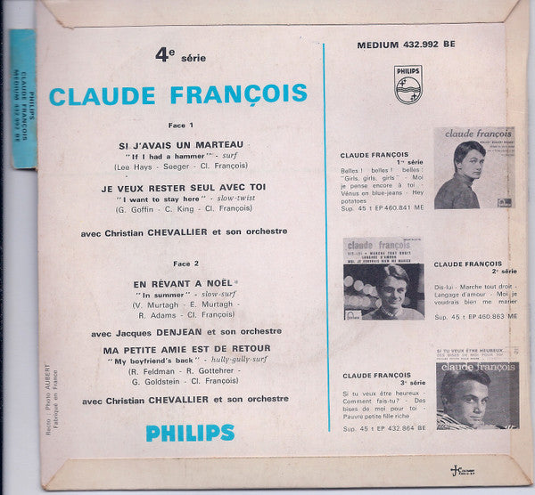 Claude François – Si J'avais Un Marteau