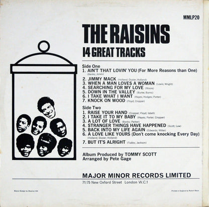 The Raisins – 14 Great Tracks