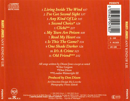 Marti Jones – Any Kind Of Lie