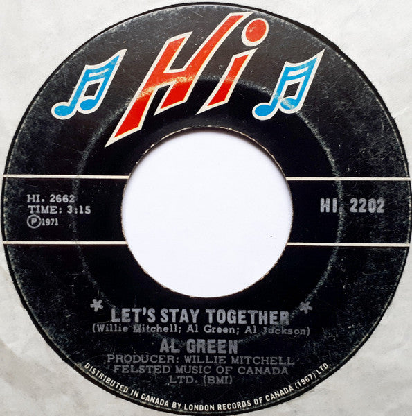 Al Green – Let's Stay Together