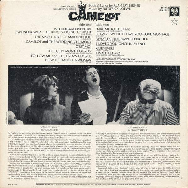 Lerner & Loewe – Camelot (Original Motion Picture Sound Track)