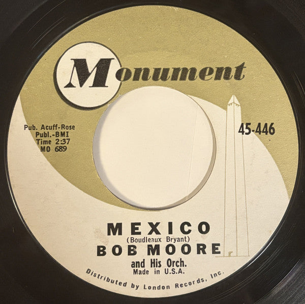 Bob Moore And His Orchestra / Bob Moore And His Orchestra And Chorus – Mexico / Hot Spot