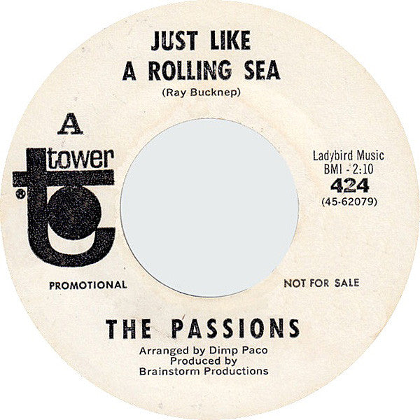 The Passions (4) – Just Like A Rolling Sea / Without A Warning