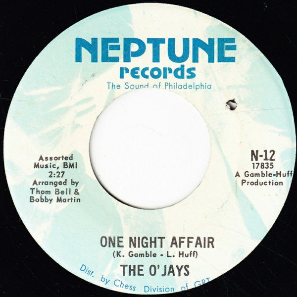 The O'Jays – One Night Affair / There's Someone (Waiting Back Home)