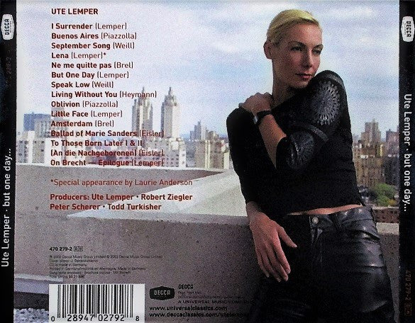 Ute Lemper – But One Day...